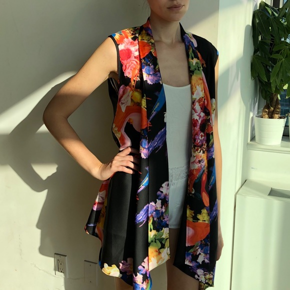 La Palapa Floral Print Swing Coat - Picture 1 of 6